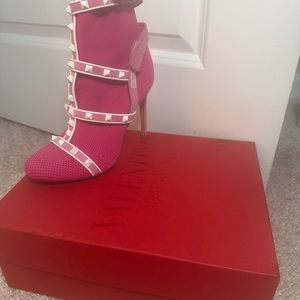 Valentino Stud booties